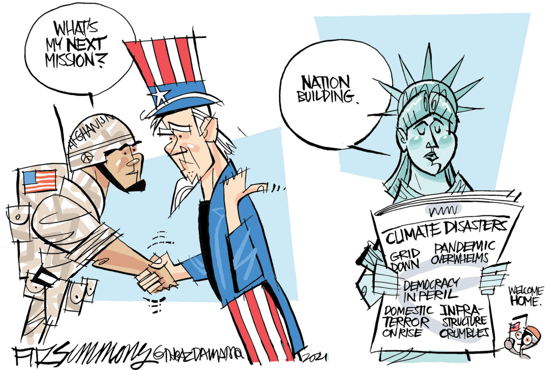 Daily Fitz Cartoon: Mission